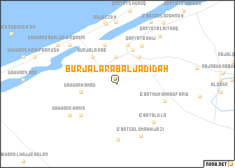 map of Burj al ‘Arab al Jadīdah