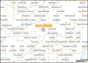 map of Burj ‘Arab