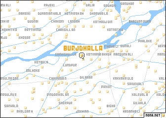 map of Burj Dhalla