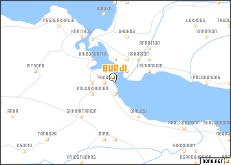 map of Búrji