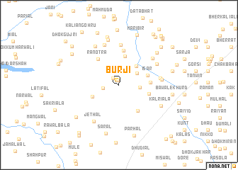 map of Burji