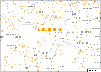 map of Burjo Kanre