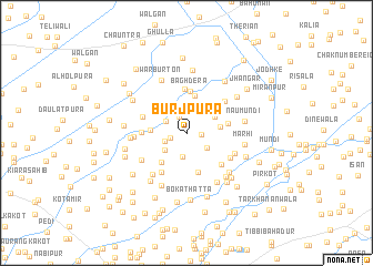 map of Burjpura