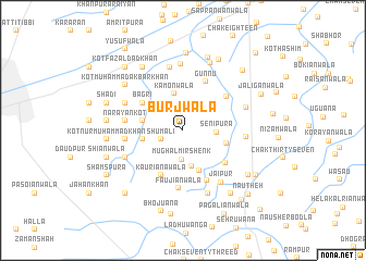 map of Burjwāla