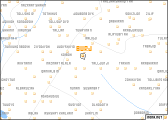 map of Burj