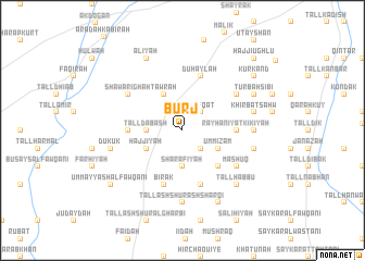 map of Burj