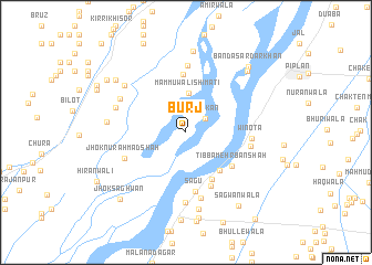 map of Burj