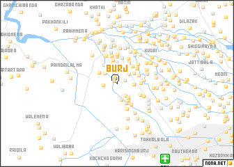 map of Burj