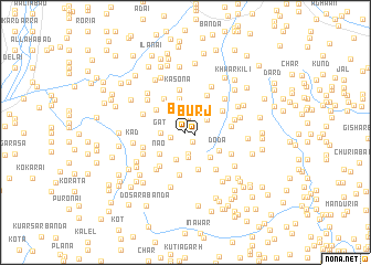 map of Burj