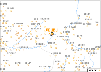 map of Burj