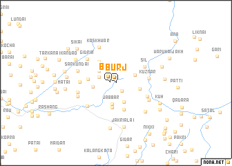 map of Burj