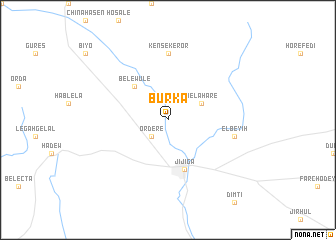 map of Burkʼa