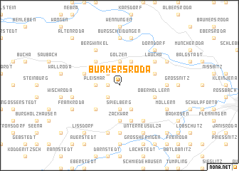 map of Burkersroda