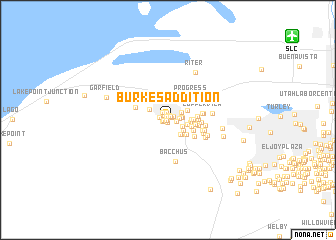 map of Burkes Addition