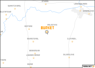 map of Burket