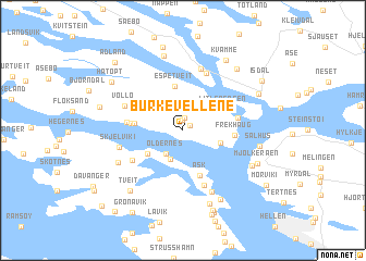 map of Burkevellene