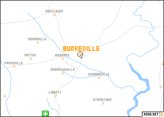 map of Burkeville