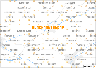 map of Burkhardtsdorf