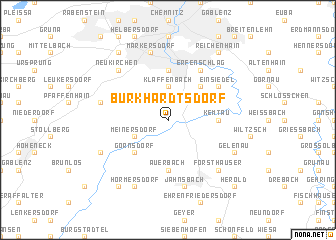 map of Burkhardtsdorf