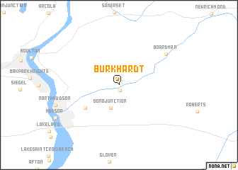map of Burkhardt