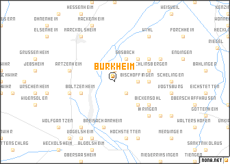 map of Burkheim