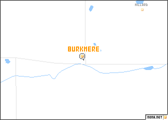 map of Burkmere