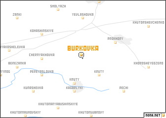 map of Burkovka