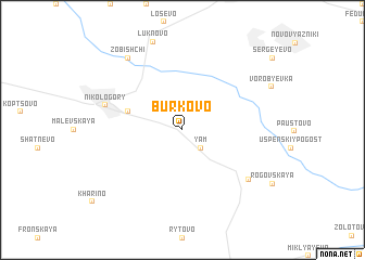 map of Burkovo