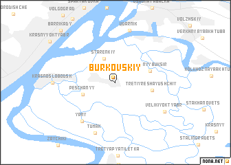 map of Burkovskiy