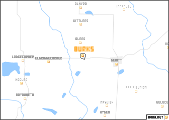 map of Burks