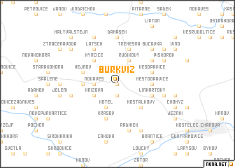 map of Burkvíz