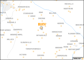 map of Burk