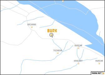 map of Burk