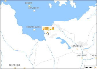 map of Burla