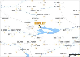 map of Burley