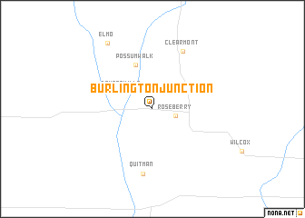 map of Burlington Junction