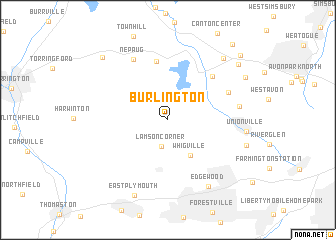 map of Burlington