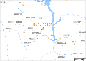 map of Burlington