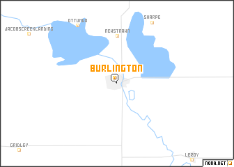 map of Burlington