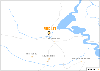 map of Burlit