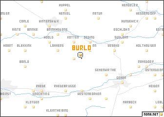 map of Burlo