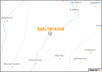 map of Burlyayevka