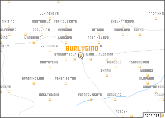 map of Burlygino