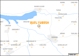 map of Burlyu-Bash