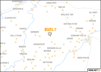 map of Burly