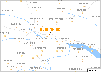 map of Burmakino