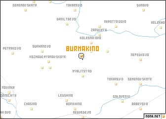 map of Burmakino