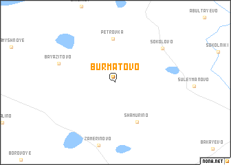 map of Burmatovo