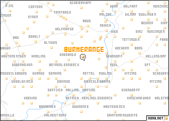 map of Burmerange