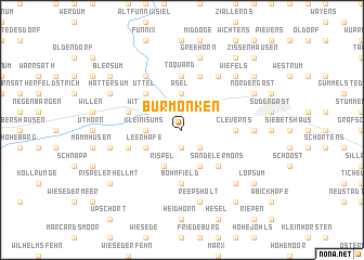 map of Burmönken